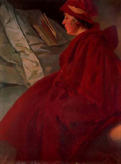 Alfons Mucha The Red Cape